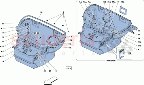 Part Diagram for Ferrari 83559100