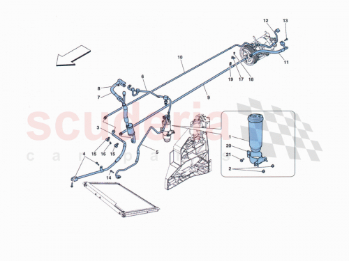 Part Diagram for Ferrari 83349300