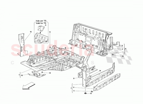 Part Diagram for Ferrari 14507987