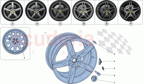 Part Diagram for Ferrari 303310
