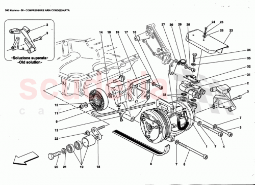 Part Diagram for Ferrari 172527