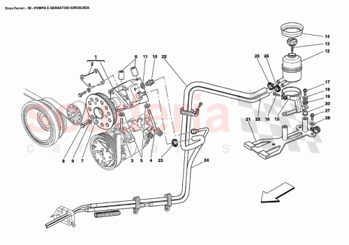 Part Diagram for Ferrari 14302234