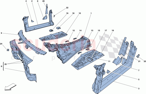 Part Diagram for Ferrari 273923