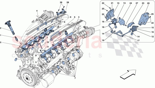 Part Diagram for Ferrari 292891