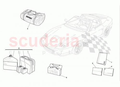 Part Diagram for Ferrari 66506900