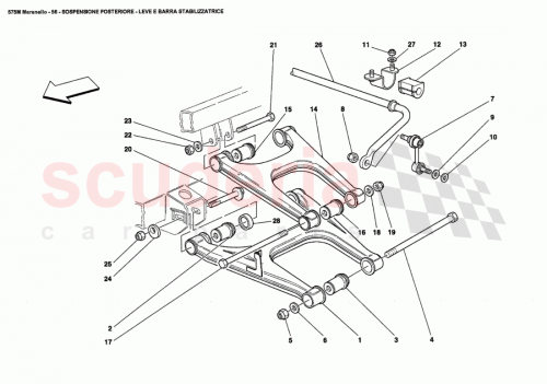 Part Diagram for Ferrari 130533