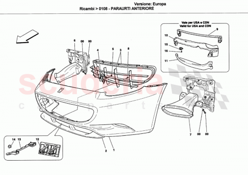 Part Diagram for Ferrari 81961810