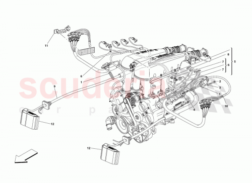 Part Diagram for Ferrari 144730