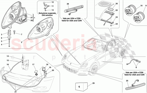 Part Diagram for Ferrari 192631
