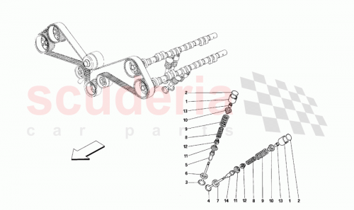 Part Diagram for Ferrari 155131