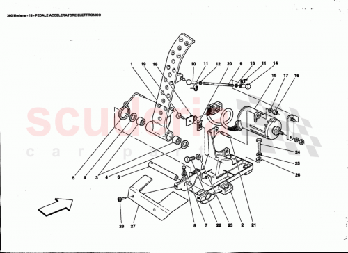 Part Diagram for Ferrari 65711900