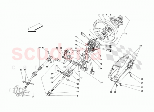 Part Diagram for Ferrari 134061