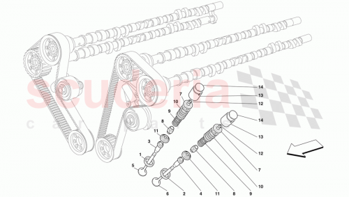 Part Diagram for Ferrari 148241