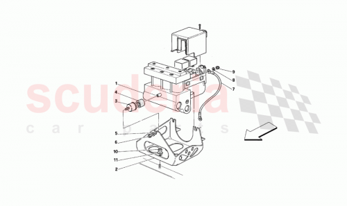 Part Diagram for Ferrari 148002