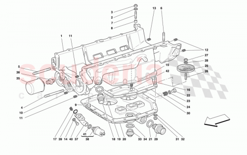 Part Diagram for Ferrari 157960
