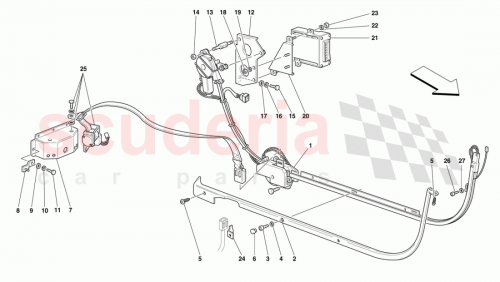 Part Diagram for Ferrari 64170700
