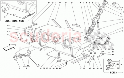 Part Diagram for Ferrari 160774