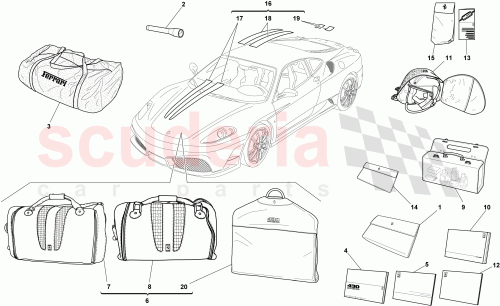 Part Diagram for Ferrari 70003435
