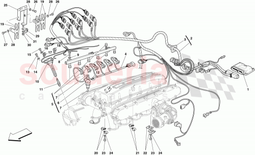 Part Diagram for Ferrari 236409