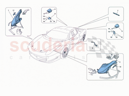 Part Diagram for Ferrari 86379100