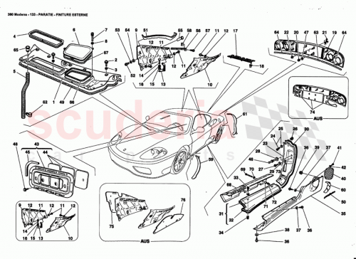 Part Diagram for Ferrari 64865600