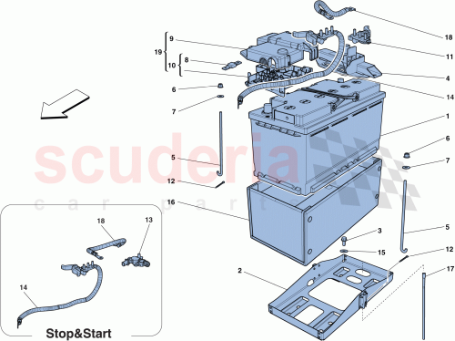 Part Diagram for Ferrari 325489