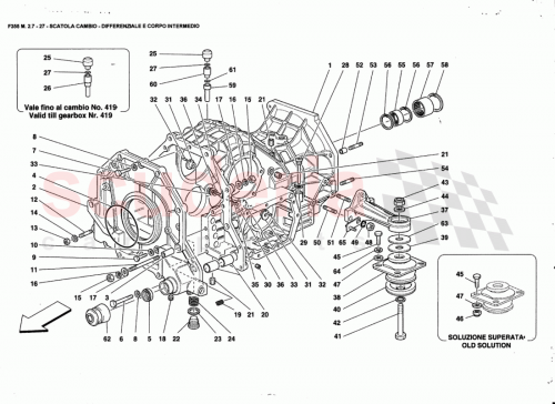 Part Diagram for Ferrari 164051