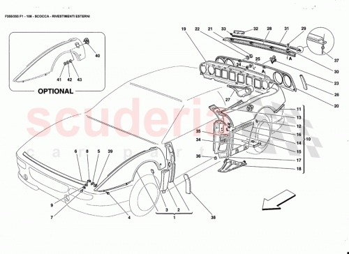 Part Diagram for Ferrari 65495900