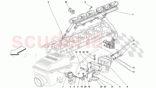 Part Diagram for Ferrari 156191