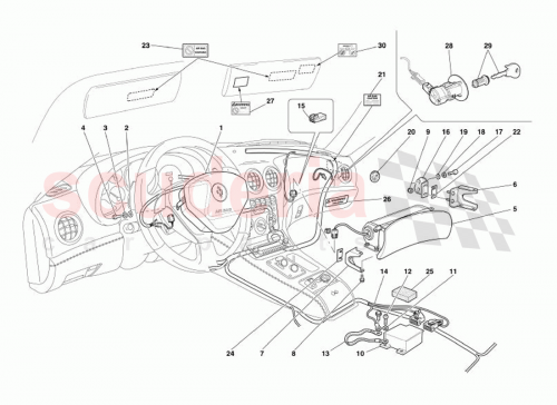 Part Diagram for Ferrari 211326