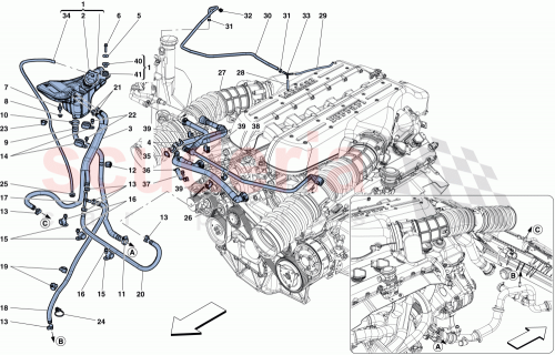 Part Diagram for Ferrari 305321