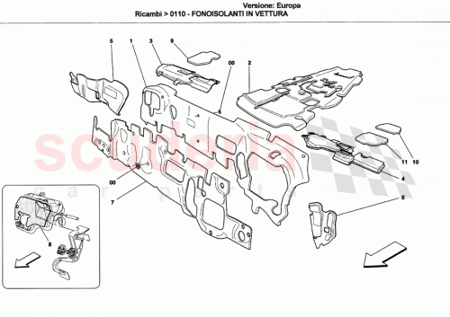 Part Diagram for Ferrari 80945100