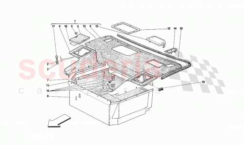 Part Diagram for Ferrari 64453200