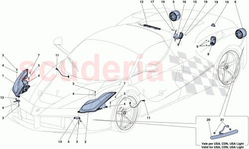 Part Diagram for Ferrari 14303523