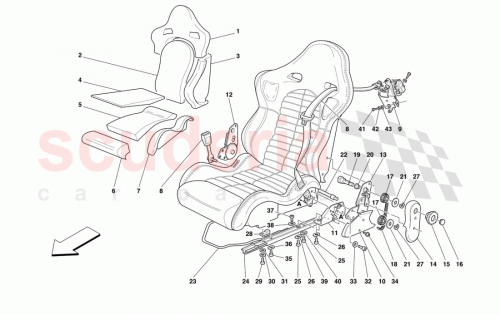 Part Diagram for Ferrari 160957