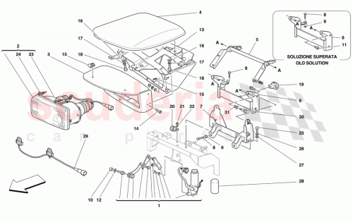 Part Diagram for Ferrari 65412511