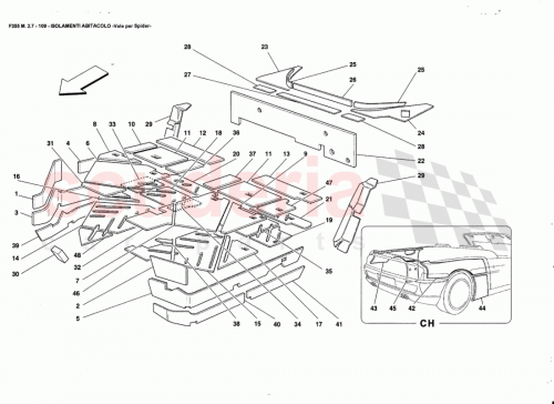 Part Diagram for Ferrari 64842000