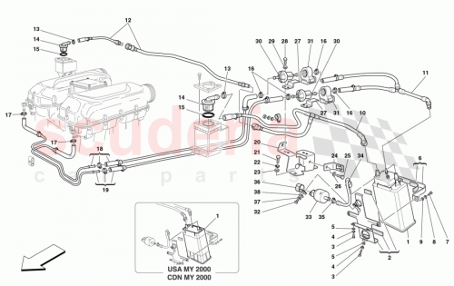 Part Diagram for Ferrari 194348