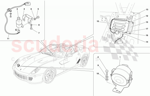 Part Diagram for Ferrari 84153200
