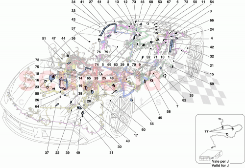 Part Diagram for Ferrari 84706800