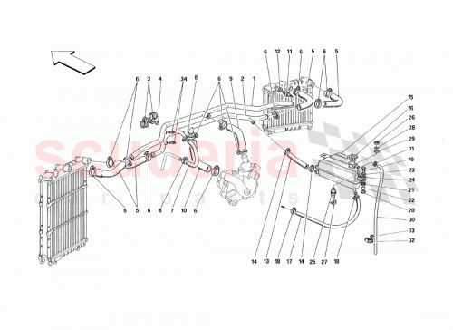 Part Diagram for Ferrari 158655A