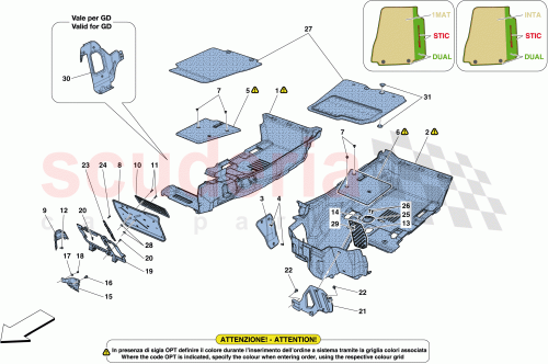 Part Diagram for Ferrari 803050