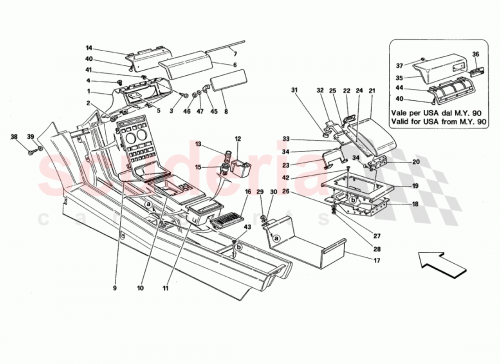 Part Diagram for Ferrari 61059900