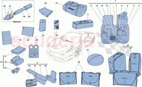Part Diagram for Ferrari 85316200