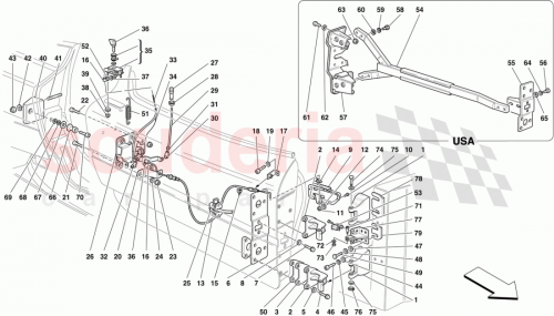 Part Diagram for Ferrari 64151200