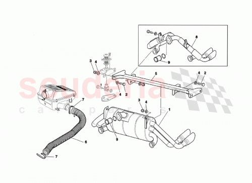 Part Diagram for Ferrari 164783