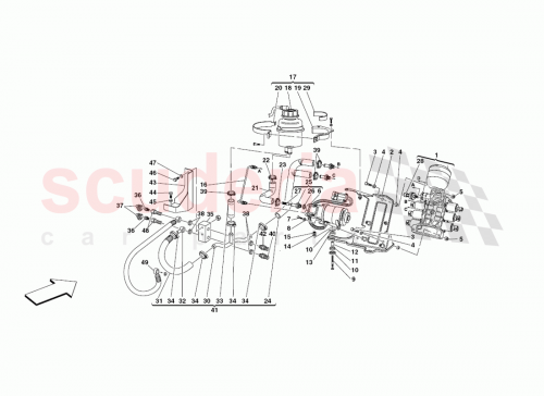 Part Diagram for Ferrari 10903024