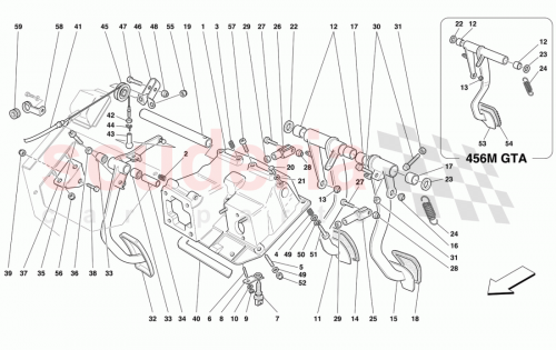 Part Diagram for Ferrari 174245