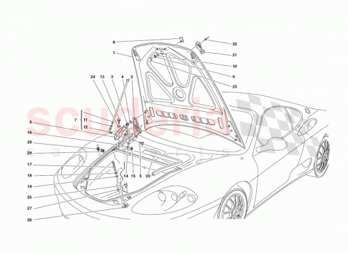 Part Diagram for Ferrari 140162