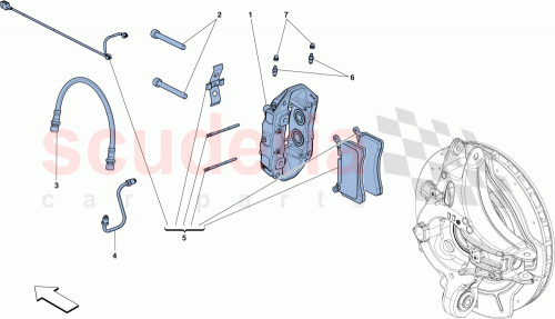 Part Diagram for Ferrari 315594